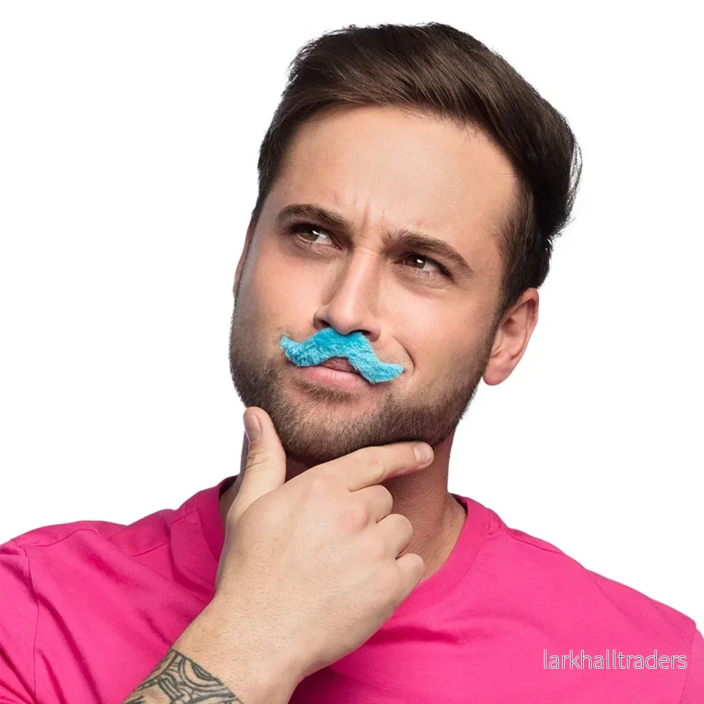 Mustascher, neon 5 st - Bild 2
