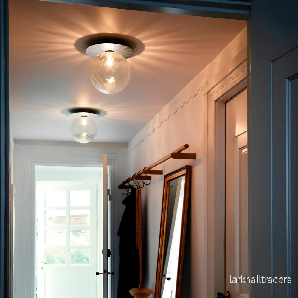 LumiOrb – Elegant Taklampa med Mattad eller Klar Kristallkula LumiOrb – Elegant Taklampa med Mattad eller Klar Kristallkula
