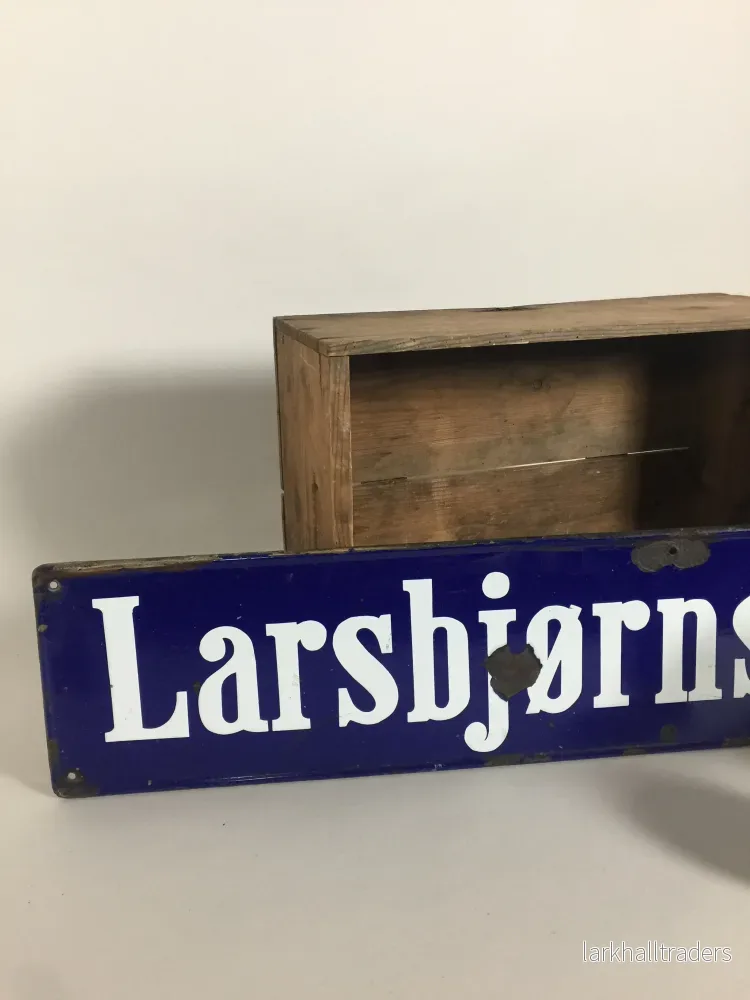 Fin gammal emaljvägskylt från "pissänden" i Köpenhamn - Bild 3