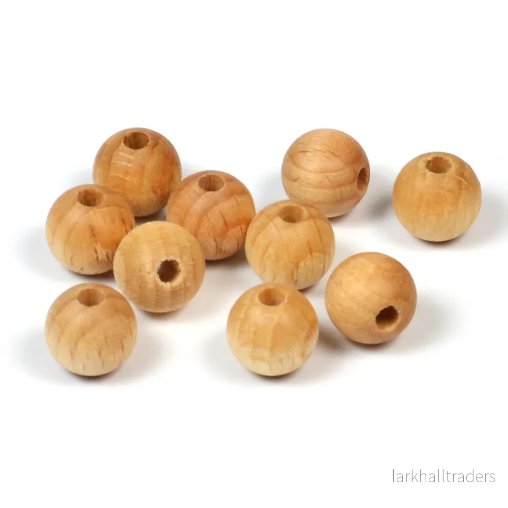 Träpärlor, 10mm, Premium Wood *dark*, 30st Träpärlor, 10mm, Premium Wood *dark*, 30st
