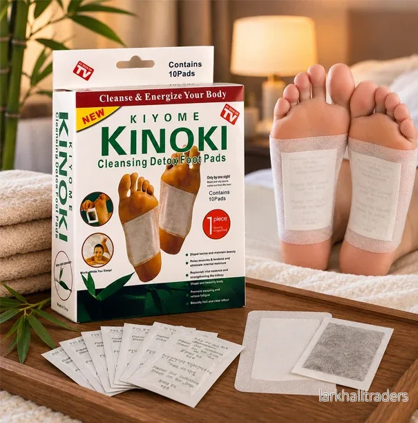 Kinoki Detox Fotplåster – 5-dagarskur (10 förpackningar)