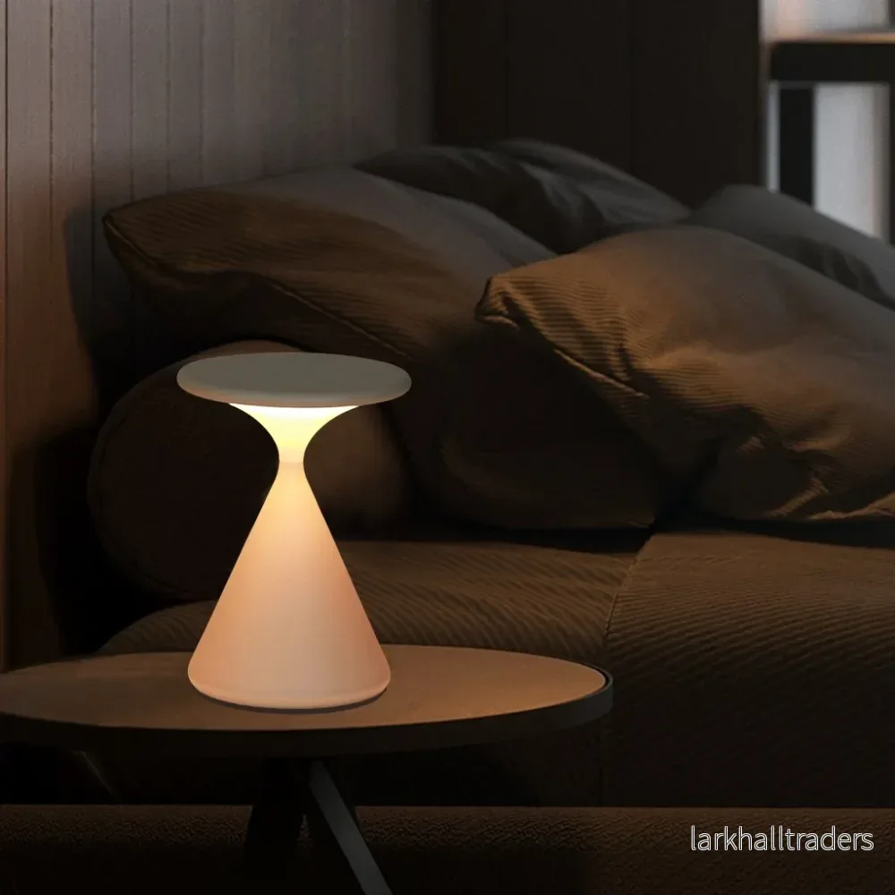 SandGleam – Trådlös timglasbordslampa med dimbar LED-belysning SandGleam – Trådlös timglasbordslampa med dimbar LED-belysning