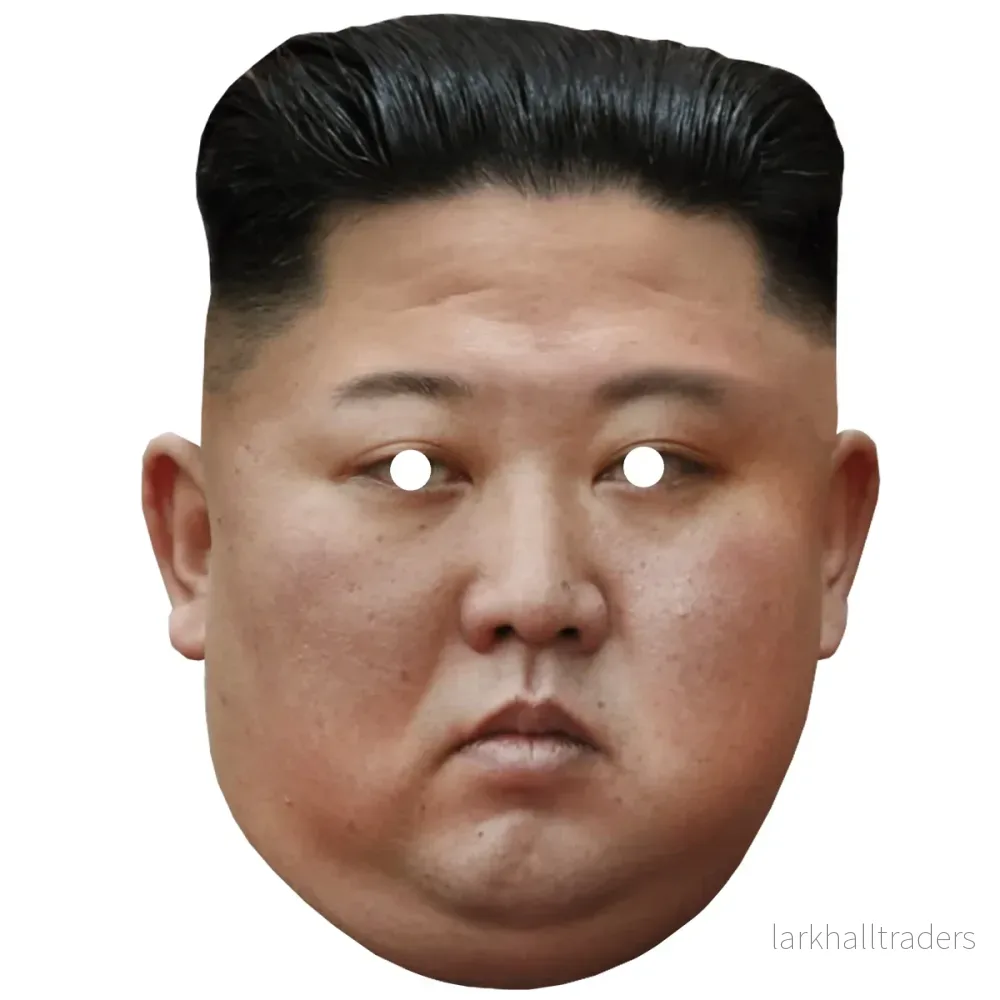 Pappmask, President Nordkorea Pappmask, President Nordkorea