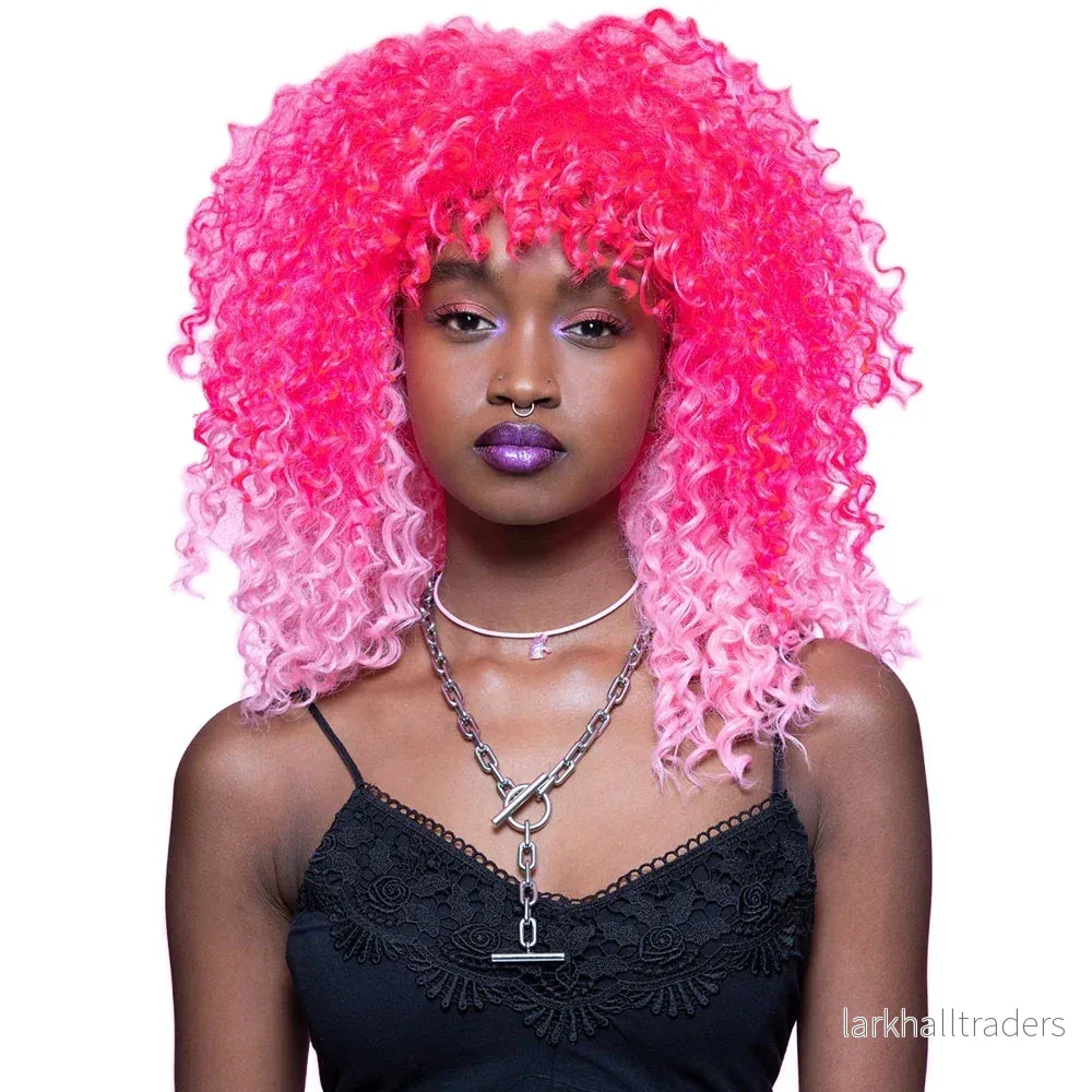 Peruk, Manic Panic Pink Passion Ombre Curl Girl Peruk, Manic Panic Pink Passion Ombre Curl Girl