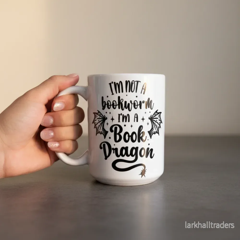 Stor Mugg – Book Dragon Stor Mugg – Book Dragon