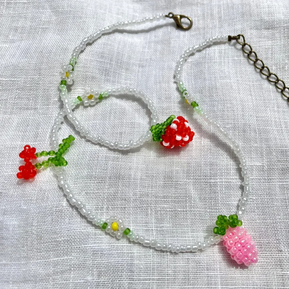 Pärlvit Silvrig Pärlchoker - Bär & Prästkragar - Bild 3