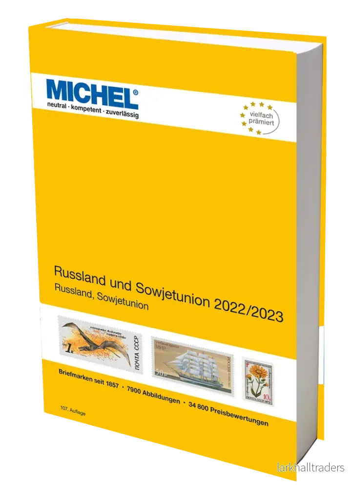 Michel Frimärksbok – Ryssland och Sovjetunionen 2022/2023 (Obs! På tyska)