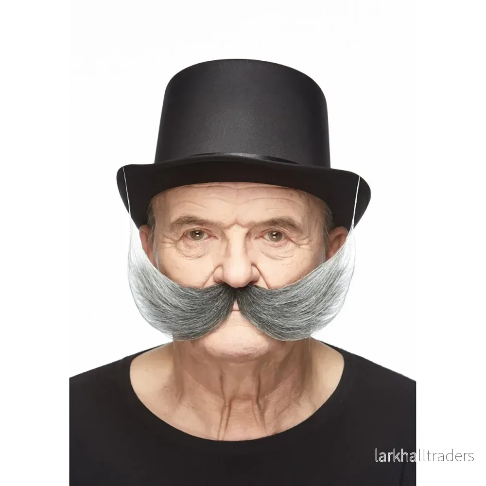 Mustasch, inventor svart/vit - Bild 3