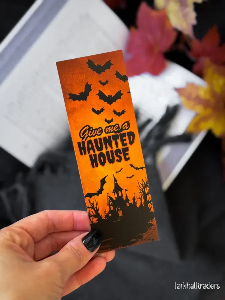 Pappersbokmärke – Give me a haunted house