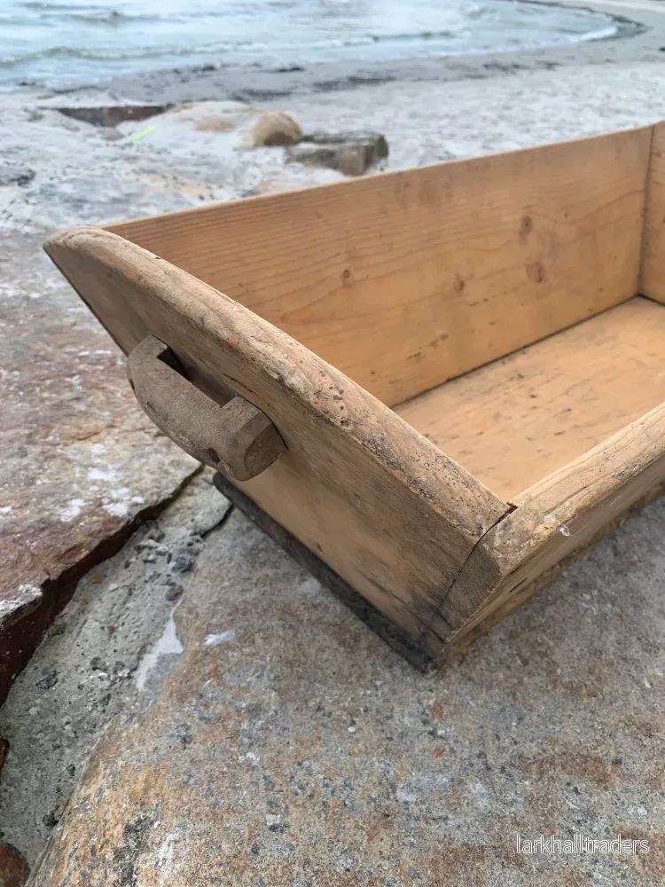 Trälåda med två handtag - Bild 2