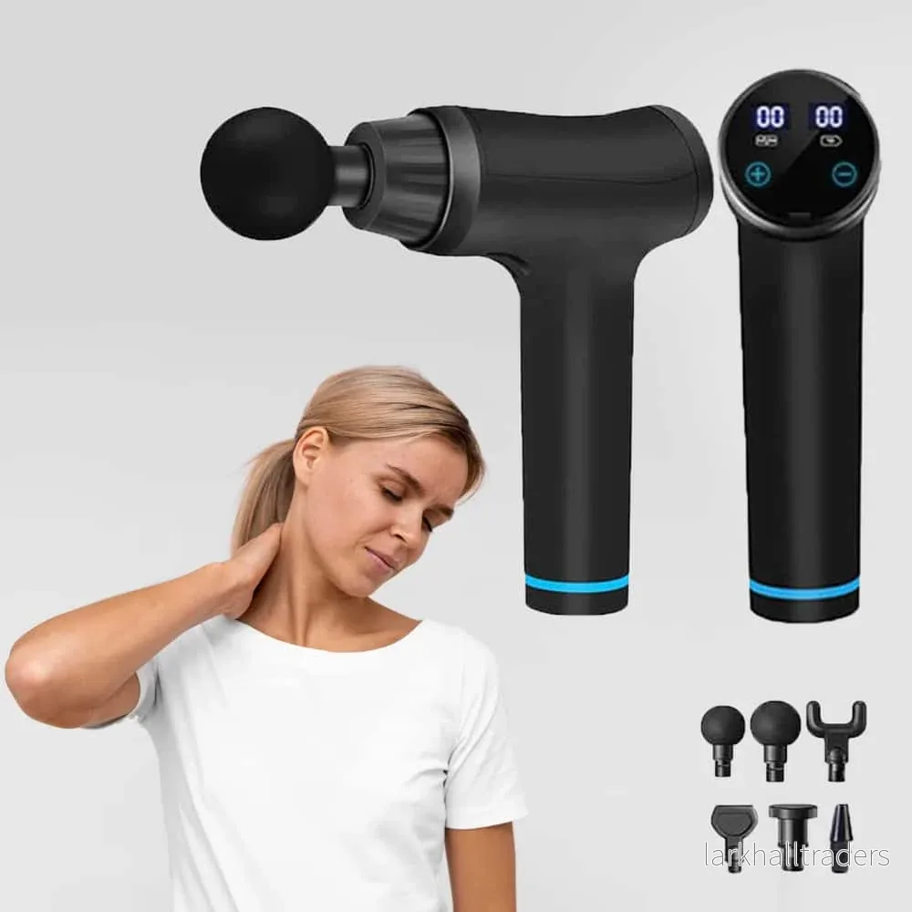 Massagepistol Pro+ med 6 massagehuvuden Massagepistol Pro+ med 6 massagehuvuden