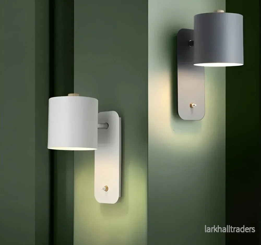 Cyloro – Roterbar LED Vägglampa med Smart Tryckknapp - Bild 3