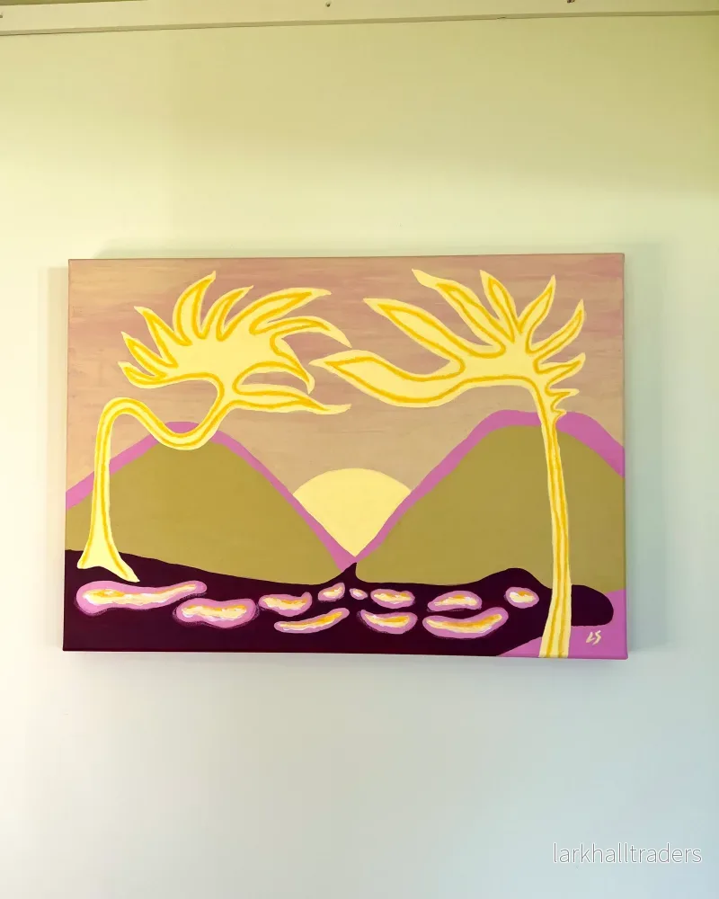 Warm Sands 50x70cm Original Målning - Bild 2