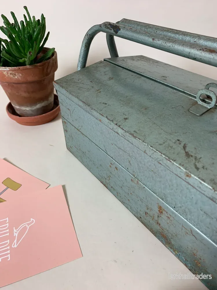 Metallfodral i vacker blå färg - Bild 3