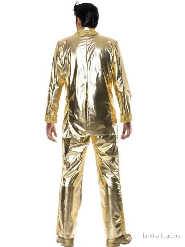 Kostym, Elvis guld M - Bild 3