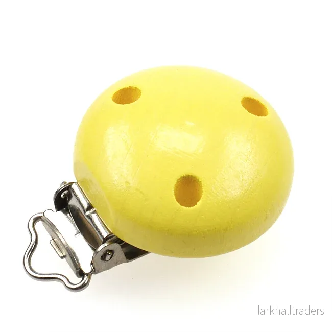 Premium-Träclips *classic*, pastellgul Premium-Träclips *classic*, pastellgul