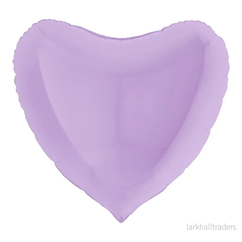 Folieballong, hjärta lila 91 cm