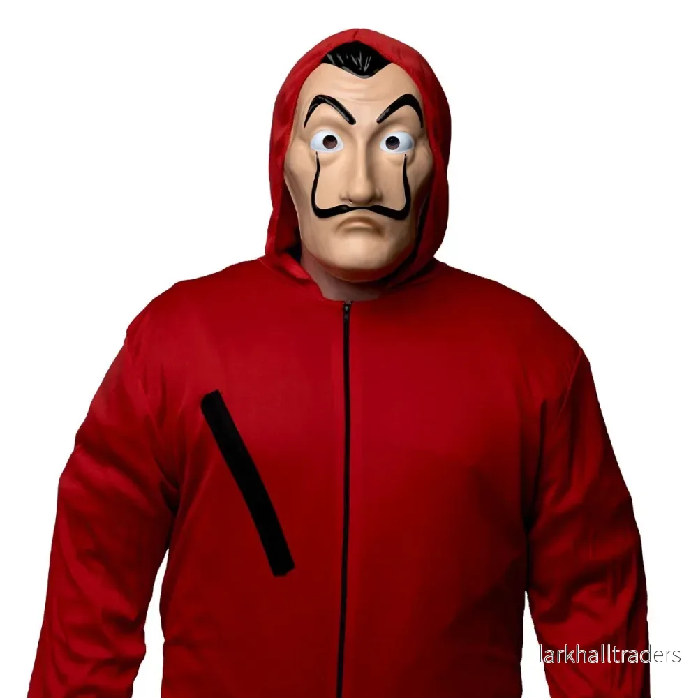 Dräkt med mask, La casa de papel M/L Dräkt med mask, La casa de papel M/L