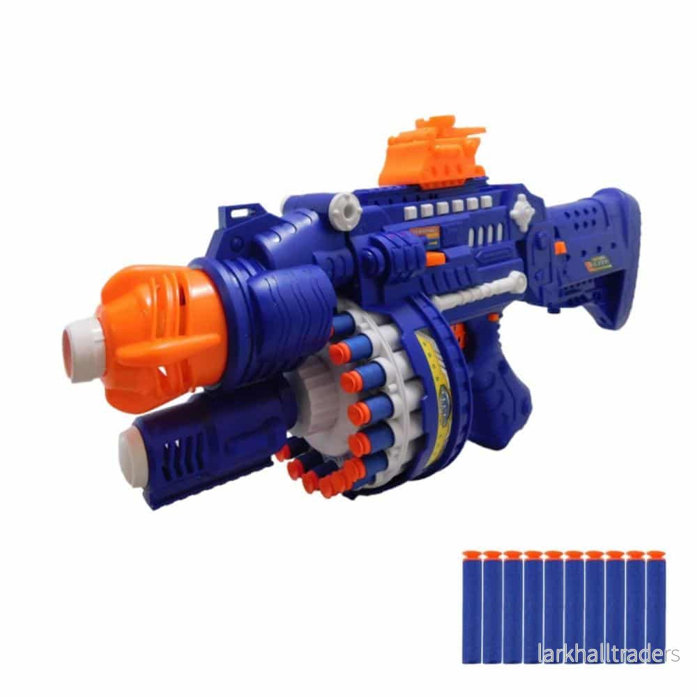 Helautomatisk Soft Bullet Gun inkl. 40 pilmagasin Helautomatisk Soft Bullet Gun inkl. 40 pilmagasin