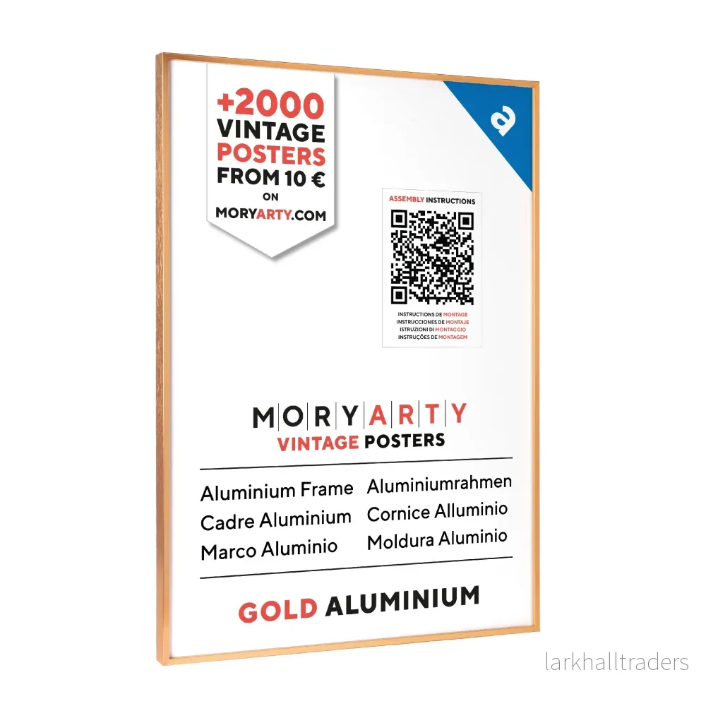 Guldfärgad aluminiumram - Bild 3