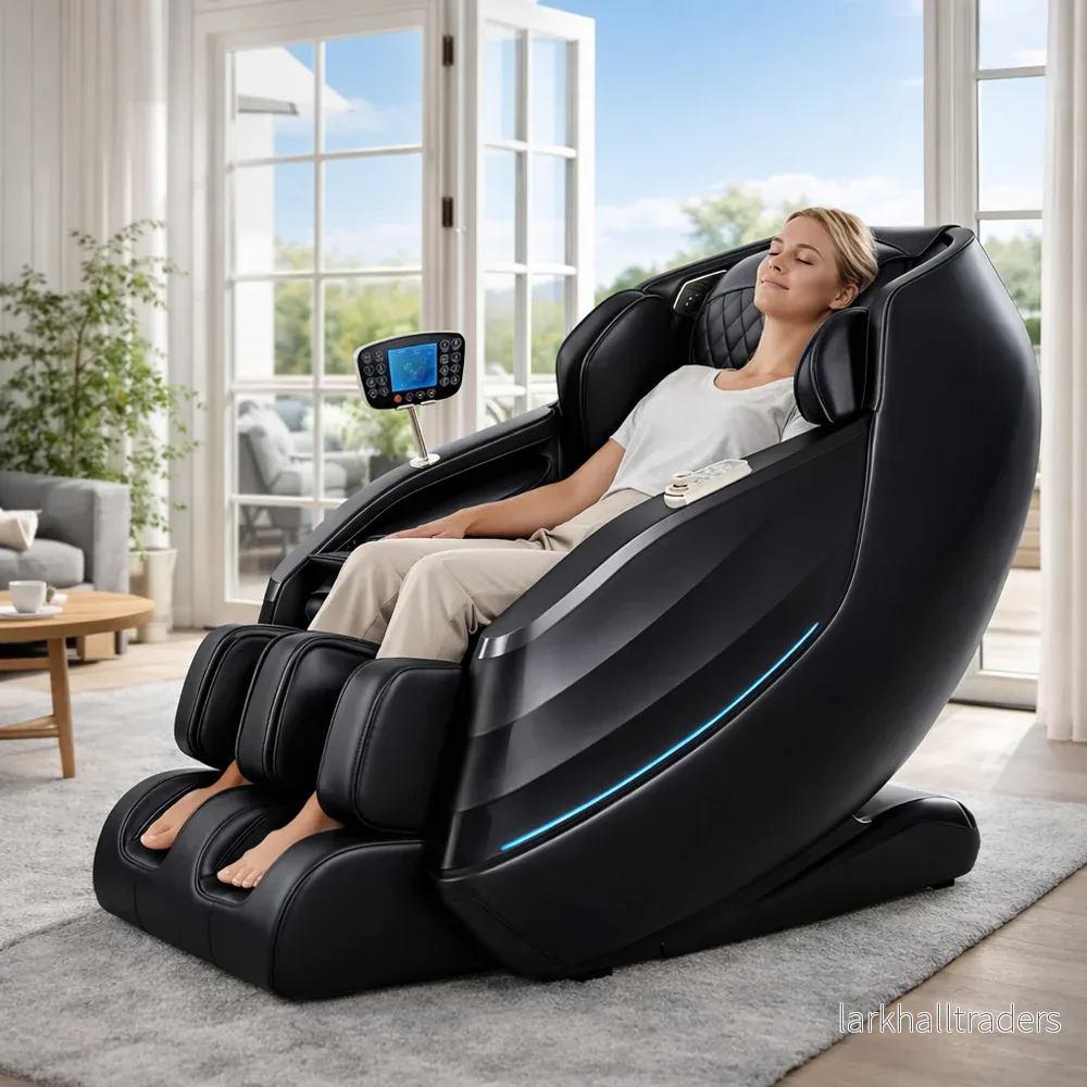 Lyxig 2D-massagestol med automatisk kroppsskanning, Zero Gravity och värme i ben och ländrygg - Modell 988K - Bild 2
