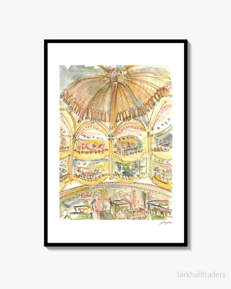Galeries Lafayette Print Galeries Lafayette Print