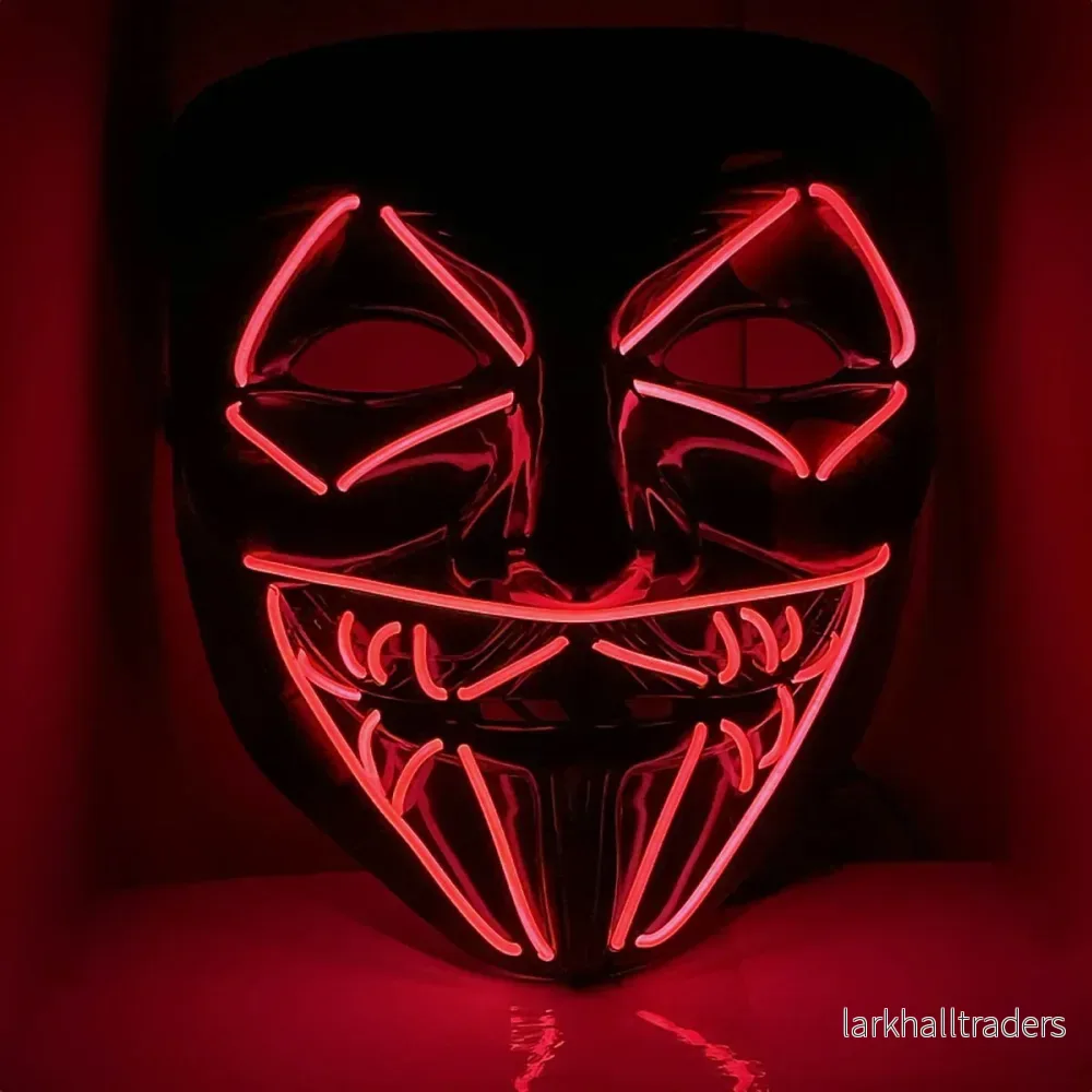 LED-mask, killer smile red