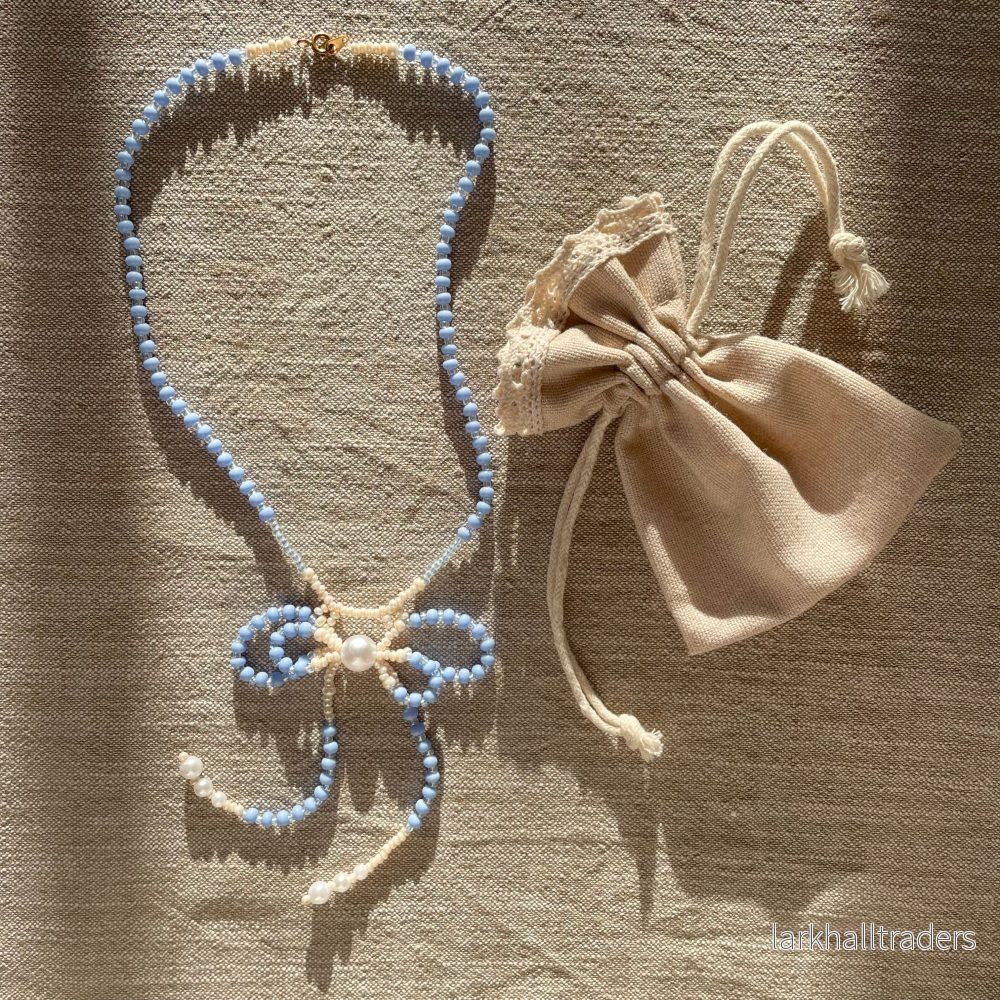 Rosetthalsband - Babyblå - Bild 2