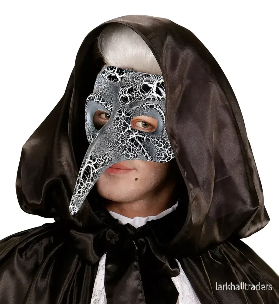 Venetiansk mask, silver Venetiansk mask, silver