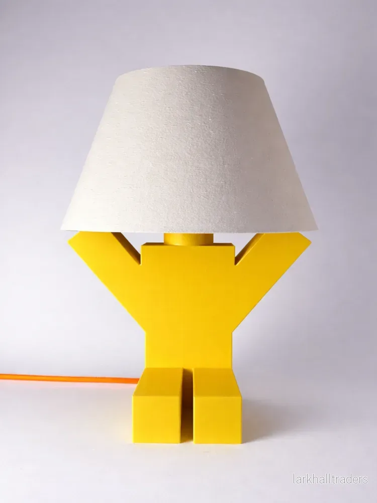 Lasse lamp - slätgul