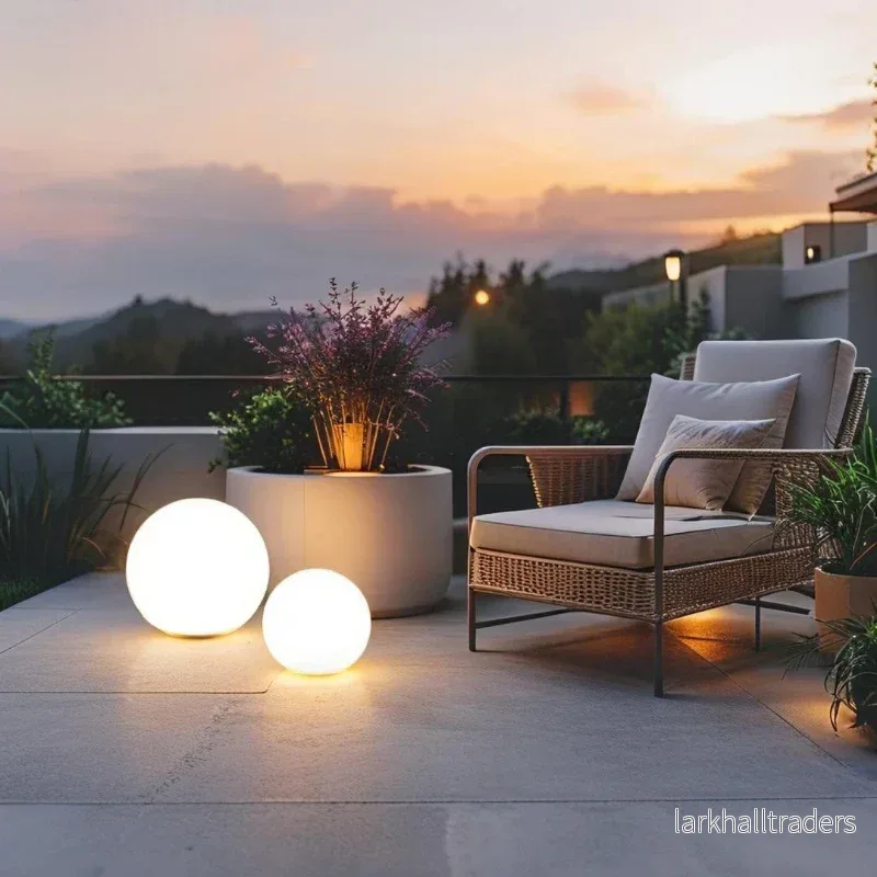 LumiGlobe Trädgårdssfär – Färgstark LED-Dekorbelysning för Ute & Inne - Bild 3
