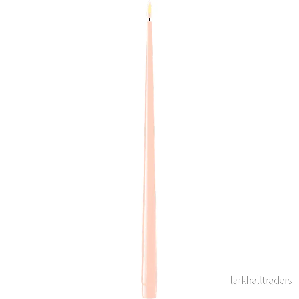 LED-ljus med lack (38 cm) 2st -Rosa