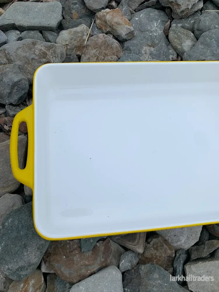 Stort Copco fat gjutjärn med emalj - Bild 3