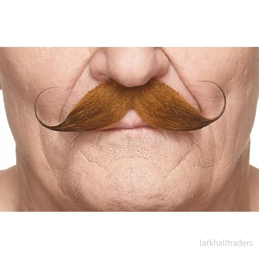Mustasch, detective röd Mustasch, detective röd