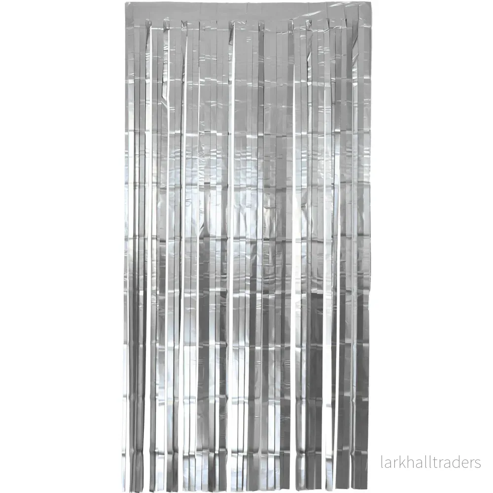 Glitterdraperi, matt silver 1×2 m Glitterdraperi, matt silver 1×2 m