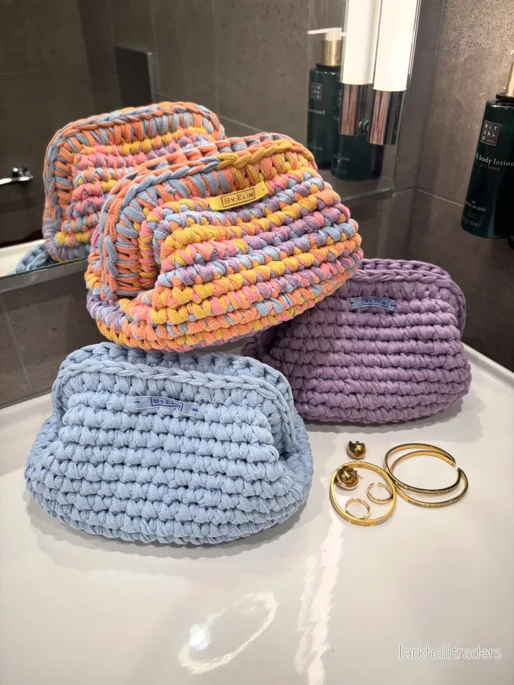 AGNES Clutch - Mellan - Ljusblå - Bild 2