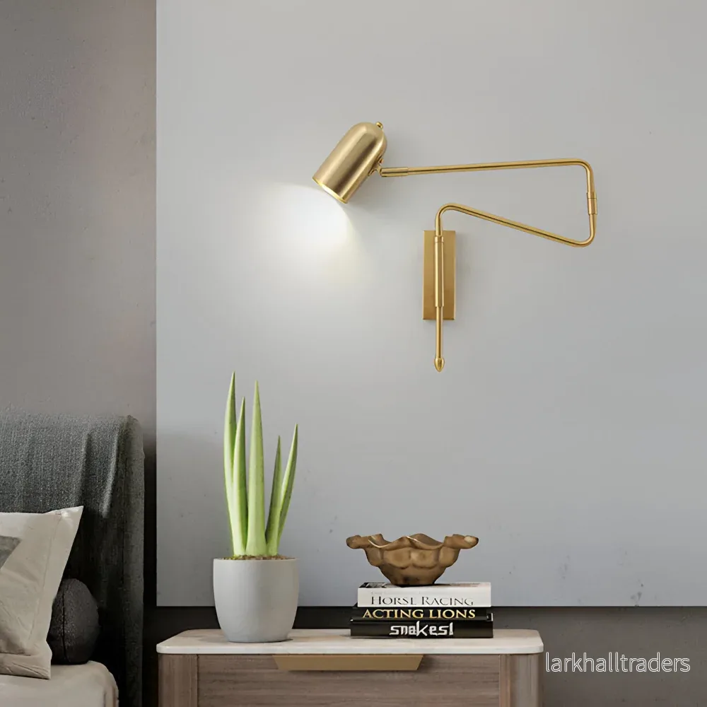 SwingLite – Modern Vägglampa med Justerbar Svängarm i Skandinavisk Design - Bild 2