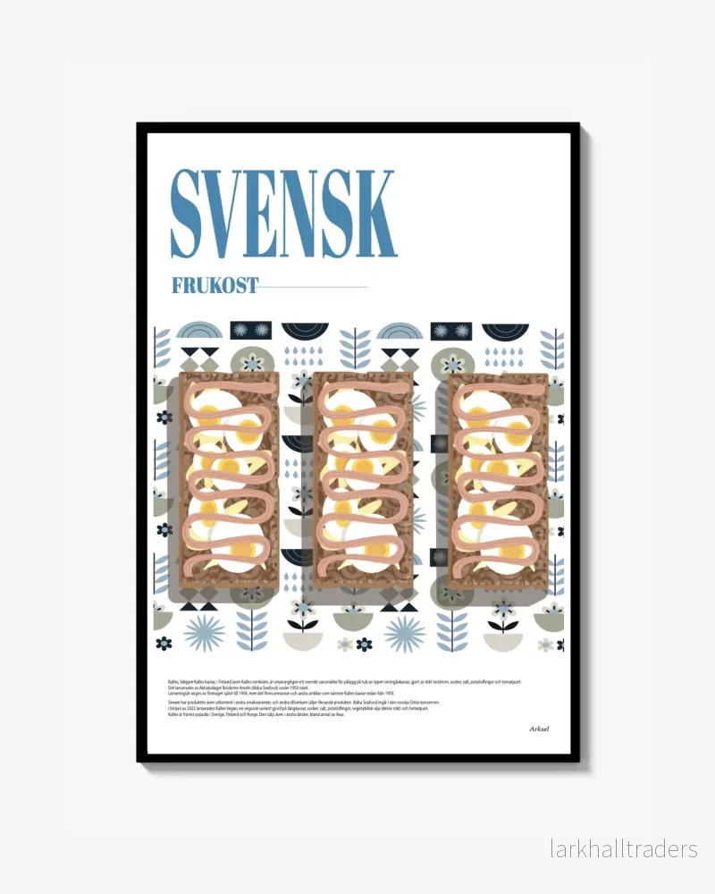 Svensk frukost Poster Svensk frukost Poster