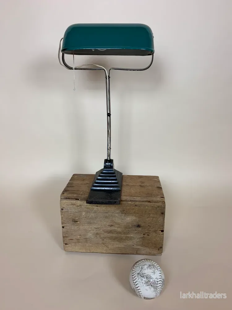 Gammal Erpe skrivbordslampa från Belgien