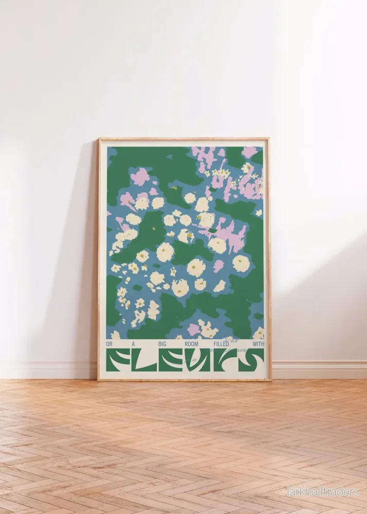 Fleurs (Grön) - Poster - Bild 2