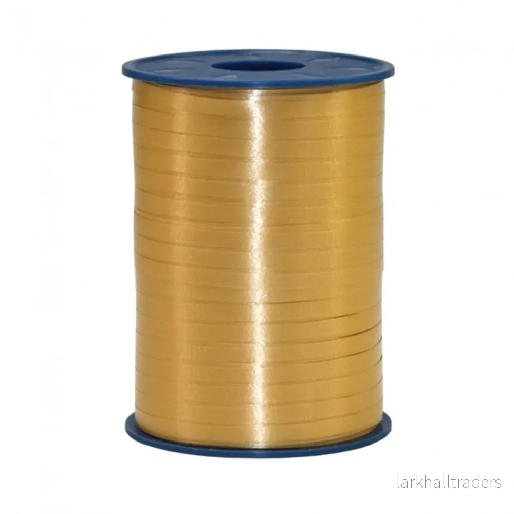 Ballongsnöre, guld 500 m x 5mm Ballongsnöre, guld 500 m x 5mm