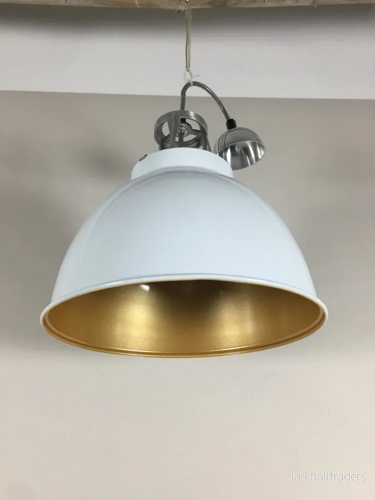 Original BTC lampa - Titan vit med guld - Bild 2