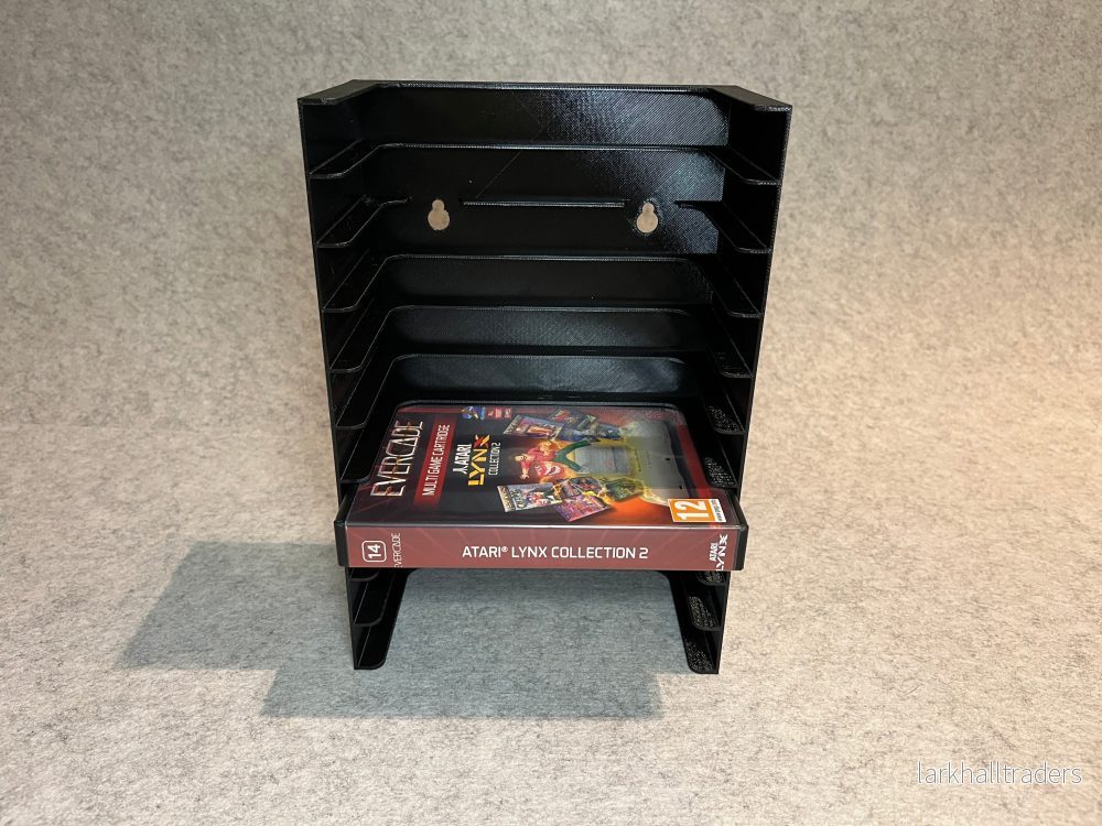 Vägghållare / spelställ för 10 Evercade-spel (VS / EXP) - Bild 2