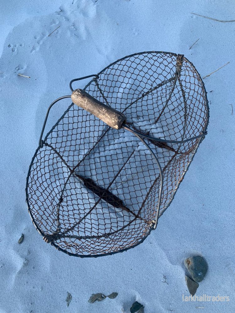 Stor fransk trådkorg med handtag - Bild 3