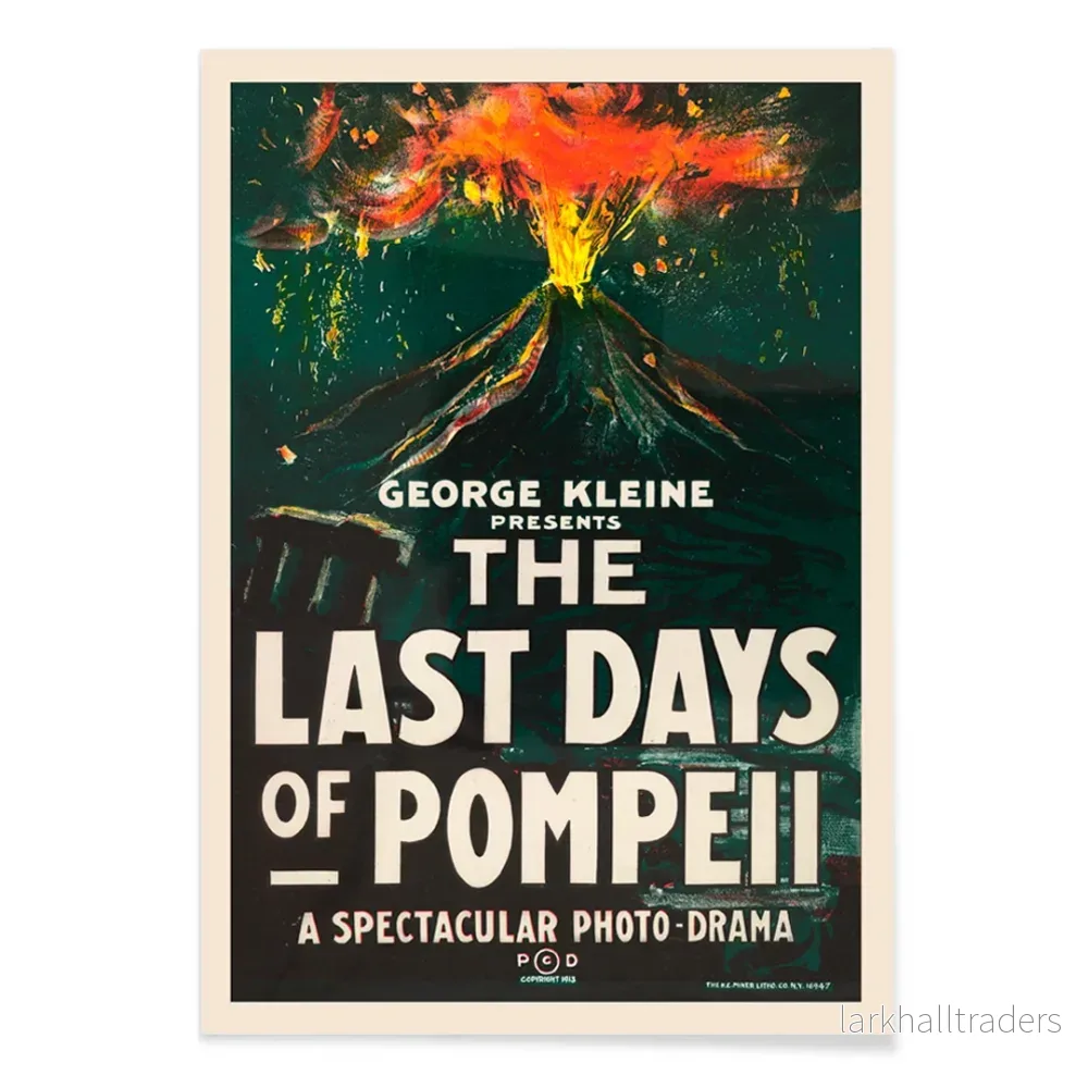 De sista dagarna i Pompeji Poster - Bild 2