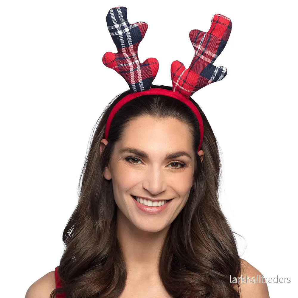 Juldiadem, tartan reindeer - Bild 3
