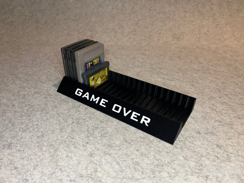 Spelställ för 20 spel till GameBoy Classic / Color / Advance – ”GAME OVER”