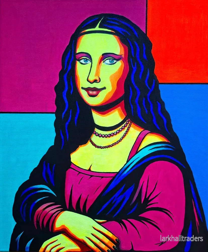 She Still Smiles (La Gioconda Reborn) Original - Bild 2