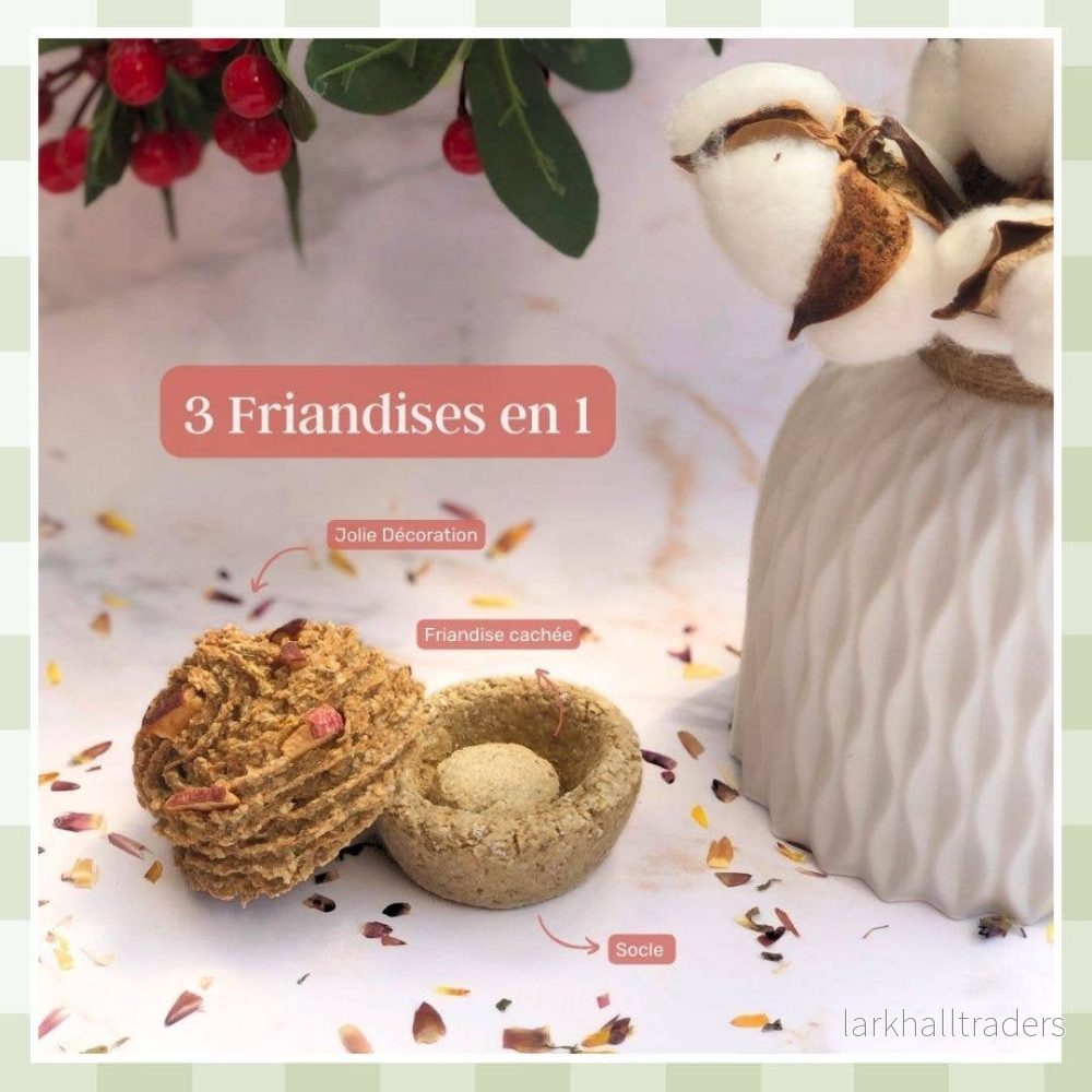 Ekologisk hästgodis Andningskomfort cupcake Äpple/Timjan - Bild 2