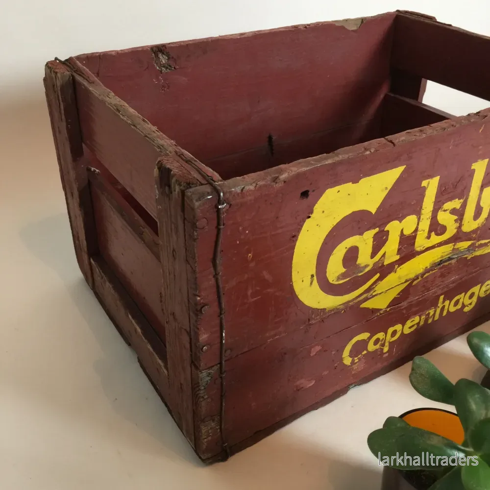 Gammal öllåda från Carlsberg - Bild 3